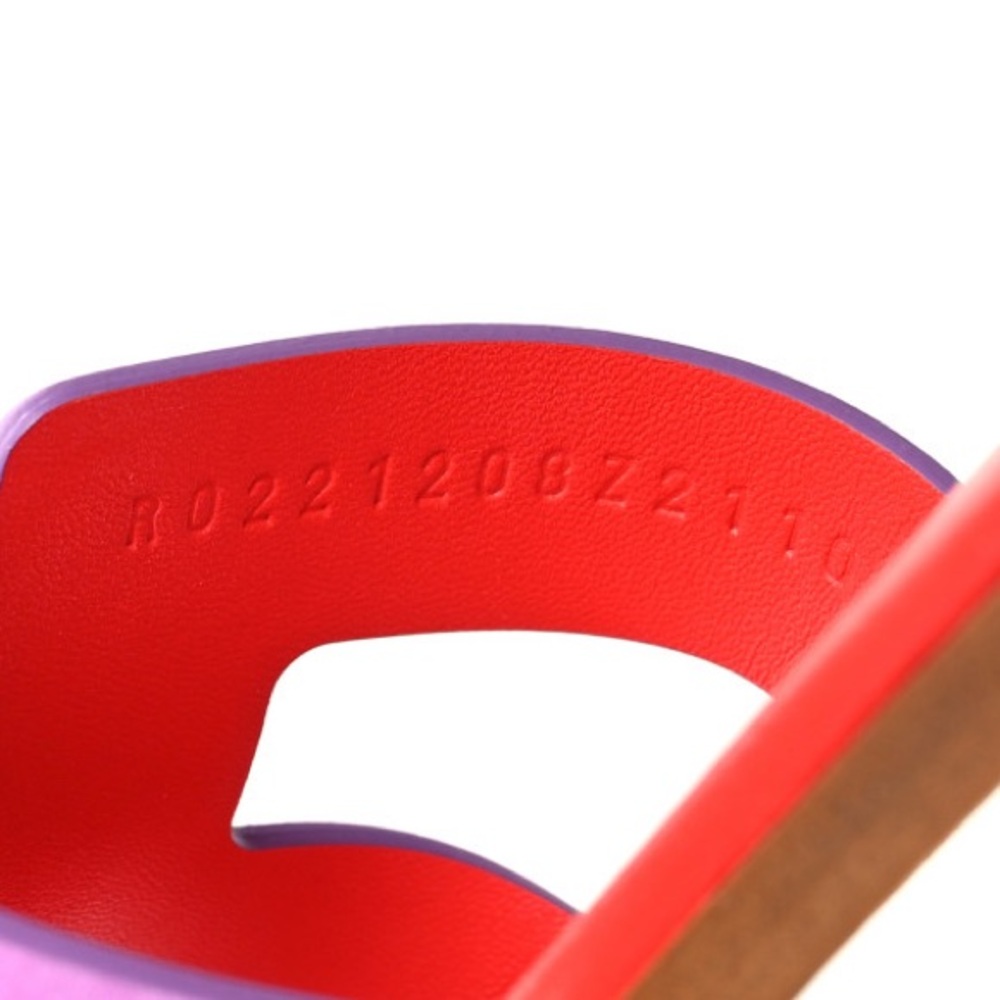 Hermes Purple and Red Sandals - Picture 8 of 9